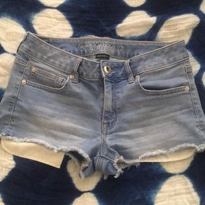 Denim shorts